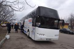 Abfahrt des Konvois in Chmelnitzkyj
