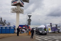 Auffanglager Przemyśl in einem ehemaligen Supermarkt